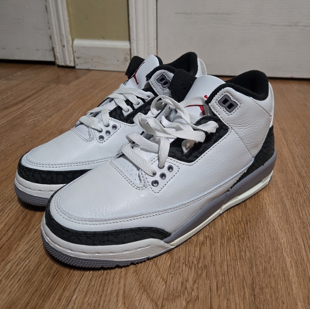 Air Jordan 3 Retro Cement Grey GS 6Y DM0967-106 NWOB